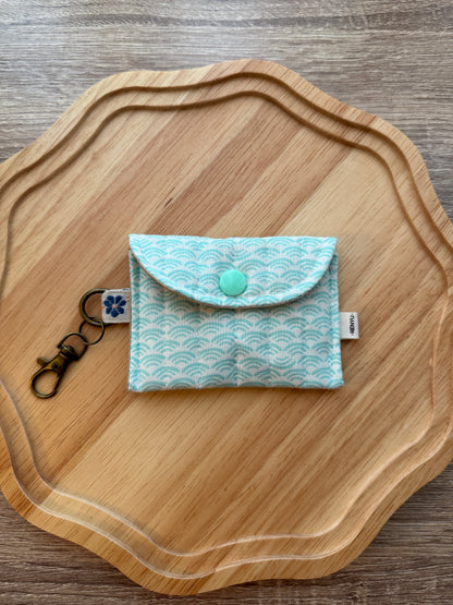 Quilted mini snap pouch