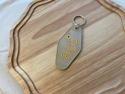 Motel Keychain